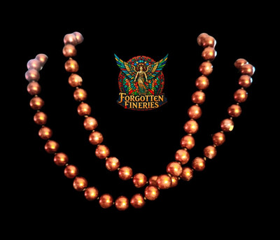 Vintage Signed Joan Rivers Deep Red 28 In Glass Bead Necklace