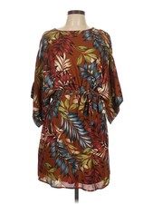 She + Sky Women Brown Casual Dress L