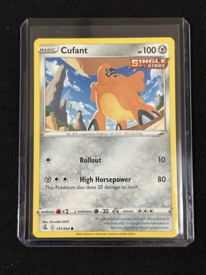 2021 POKEMON CARD 191/264 CUFANT SINGLE ST SWORD & SHIELD FUSION STRIKE TCG FS