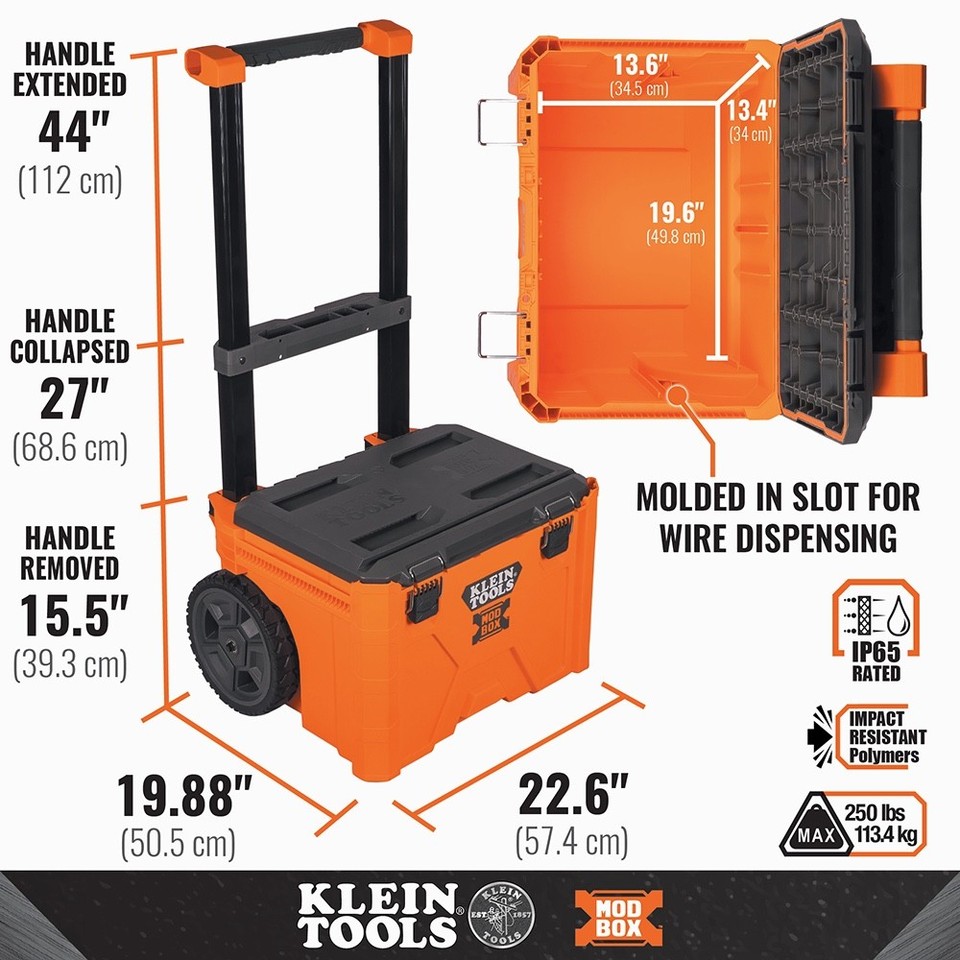 New Klein Tools MODbox Rolling Toolbox - P/N 54802MB | eBay