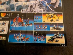Vintage (1993) LEGO SPACE - Ice Planet 2002 Sets Poster - VERY RARE