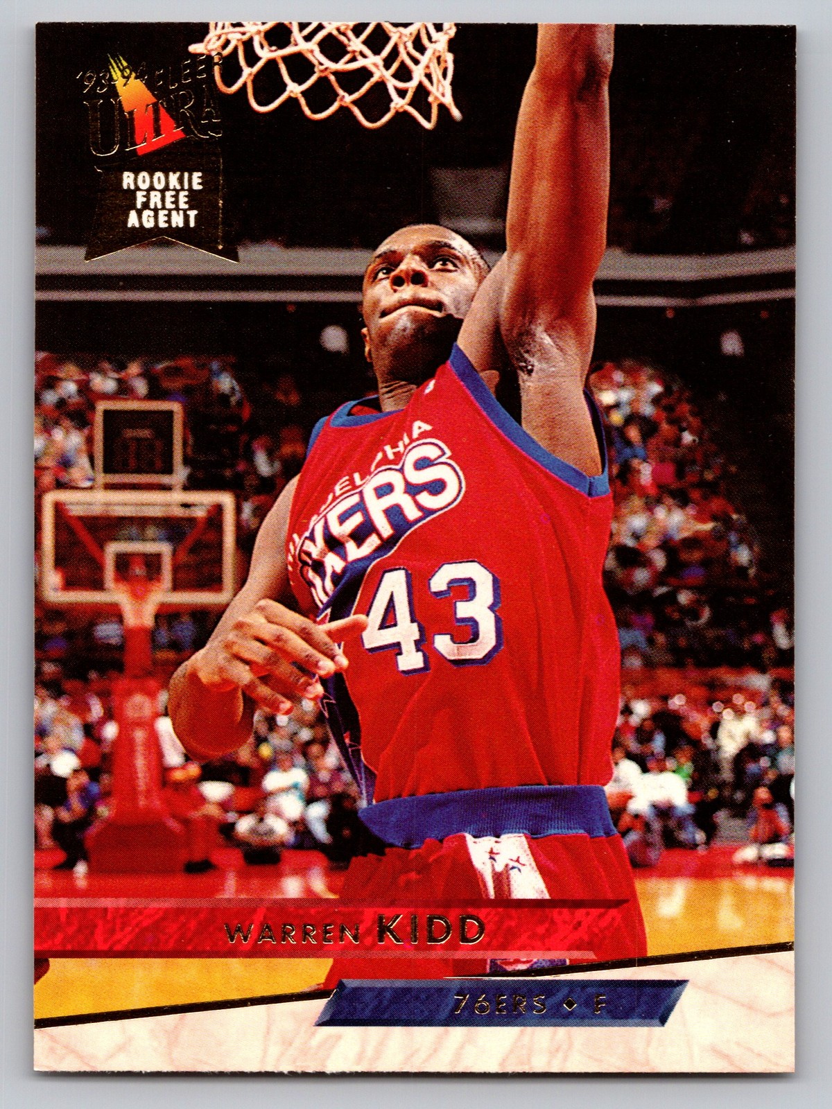 Warren Kidd - 1993-94 Ultra - #313 - -
