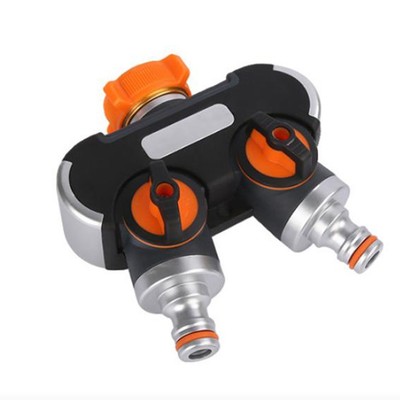 2-Wege Wasserverteiler für alle Gartenbedürfnisse mit Easy Lock Funktion