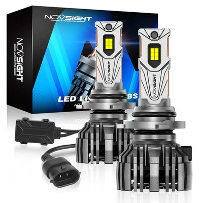 NOVSIGHT 9006 LED Headlight Bulb 30000LM 6500K Super White Low Beam CANbus Ready