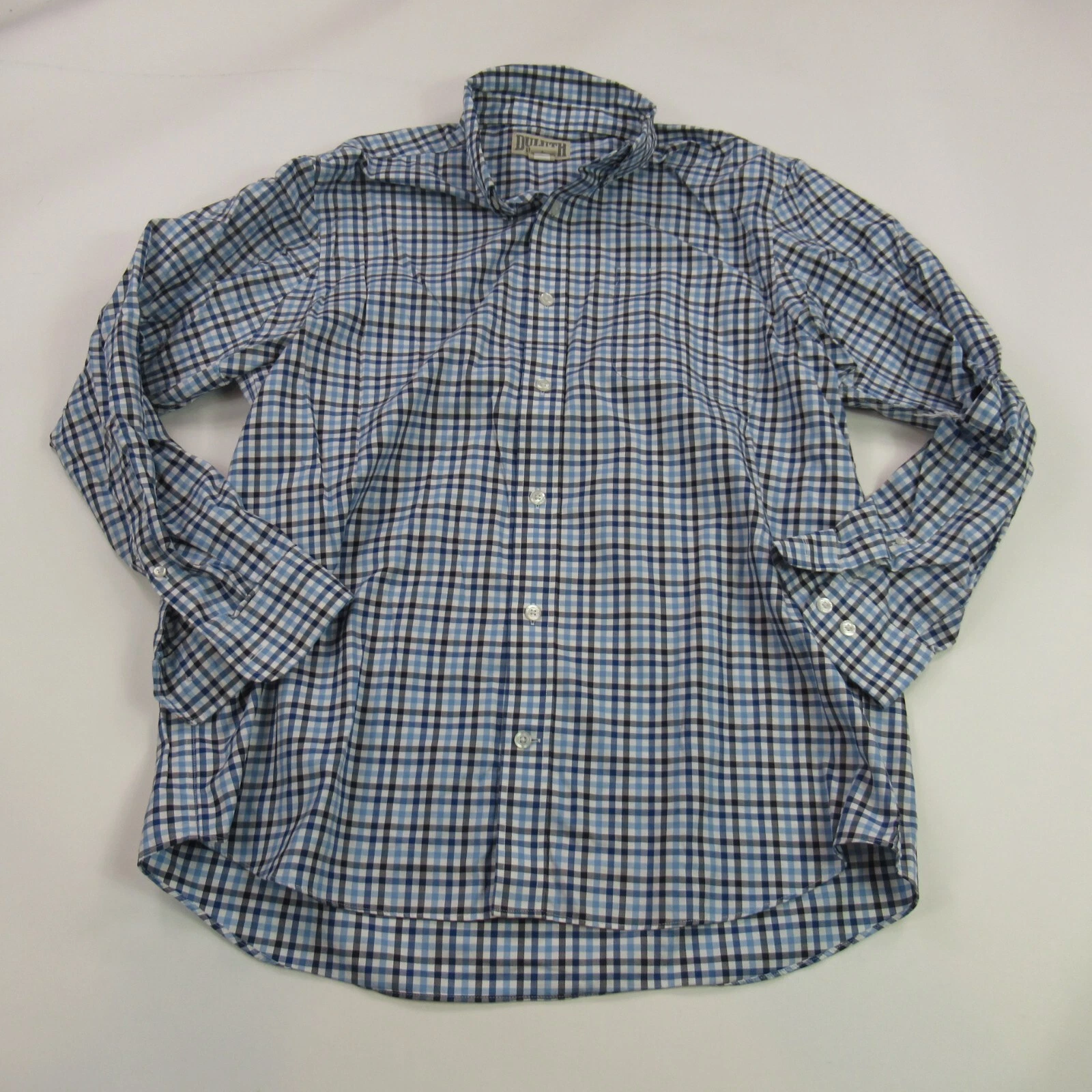 Duluth Shirt Mens Large Long Sleeve Button Front Casual Pockets Outdoors