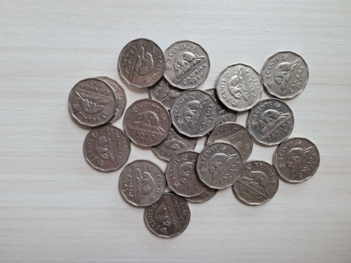 Pièce de 5 cents du Canada 1949 - 1 pièce de ce lot - Photo 1 sur 2