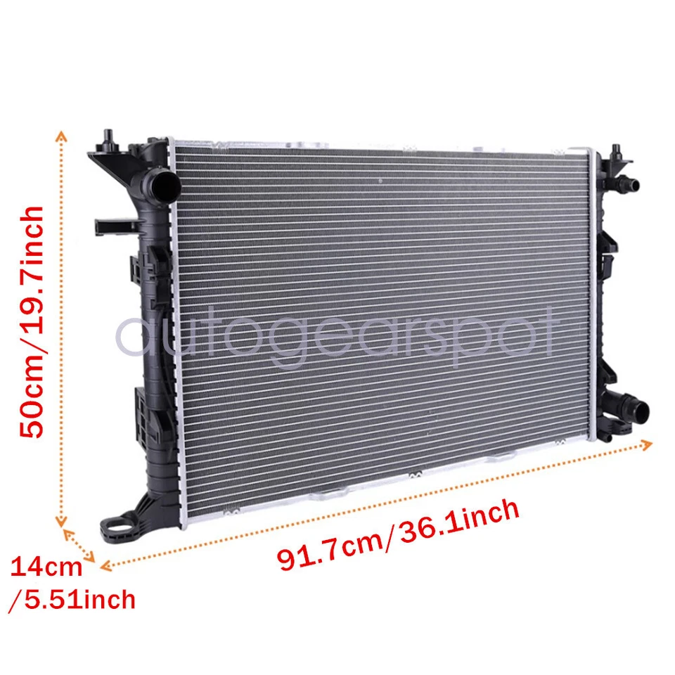 PARA AUDI A6 QUATTRO A7 S5 S4 A5 A4 2008-2018 8K0121251H Nuevo 1 pieza de radiadores Foto 2 de 4