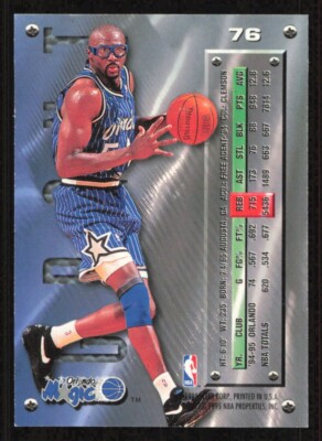 1995 Fleer Metal HORACE GRANT card #76 ORLANDO MAGIC Chicago Bulls