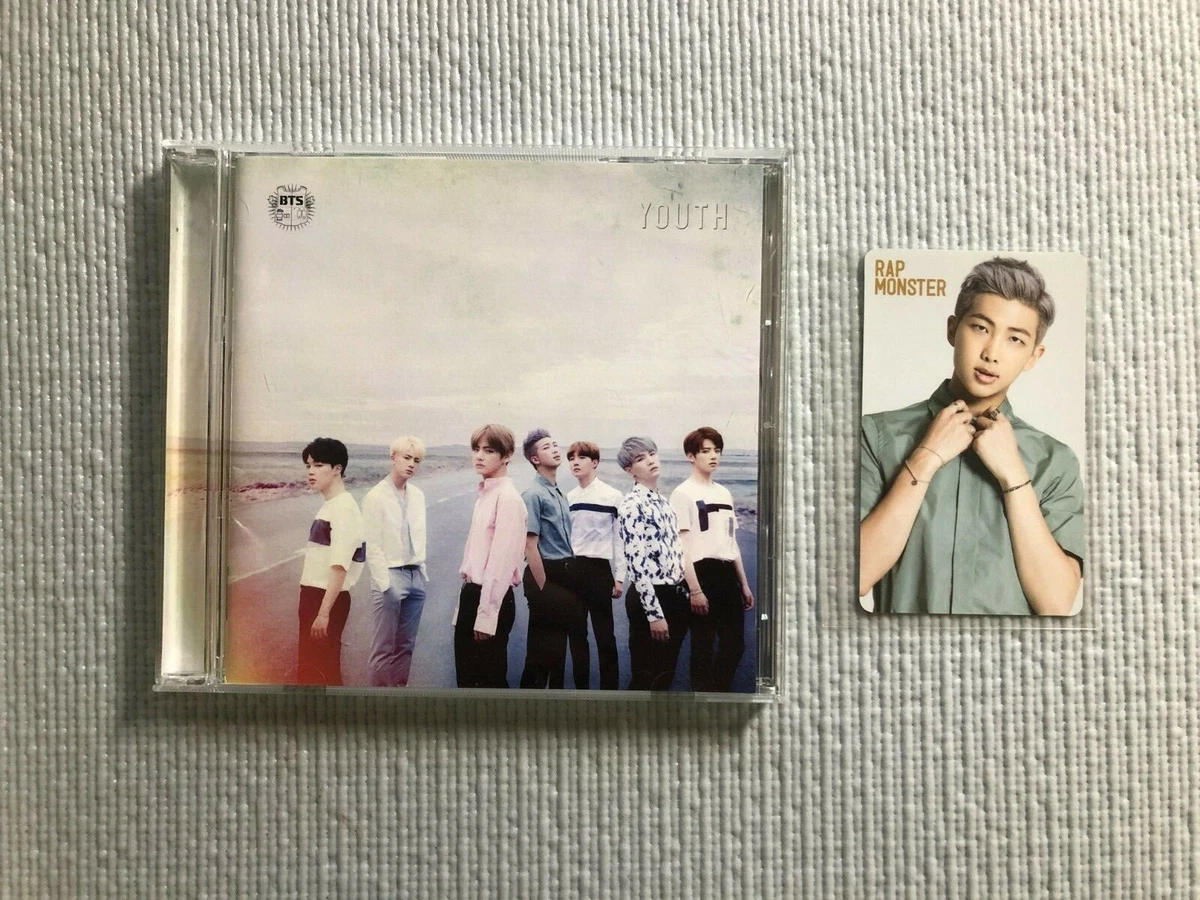BTS YOUTH Japan Album with Photo booklet Jacket Official Photo Card RM