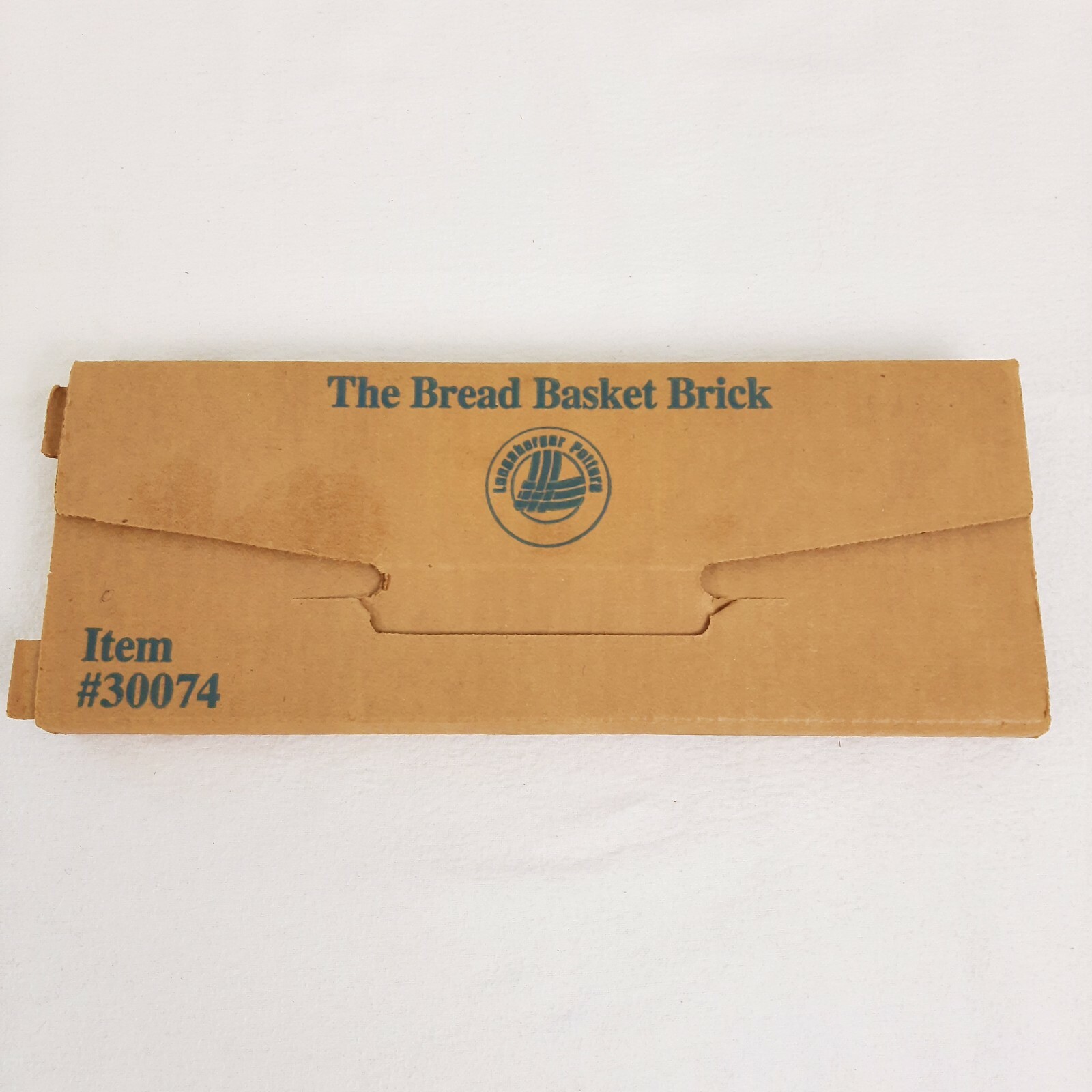 Longaberger Pottery Unglazed Bread Basket Brick/Warmer 30074 TABLE