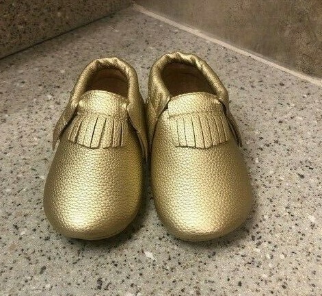 PANTOFOLA D’ORO Mocassino bambino dolce e swag oro nuovo taglia 4