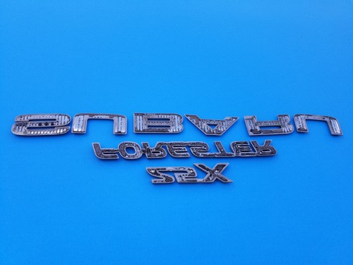 03 04 05 SUBARU FORESTER 2.5X REAR GATE EMBLEM LOGO BADGE SYMBOL OEM SET (2005) - 第 6/6 張圖片