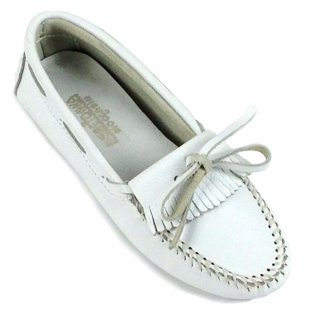 Women's Moccasin. White. Leather Shoes STYLE 594 eBay