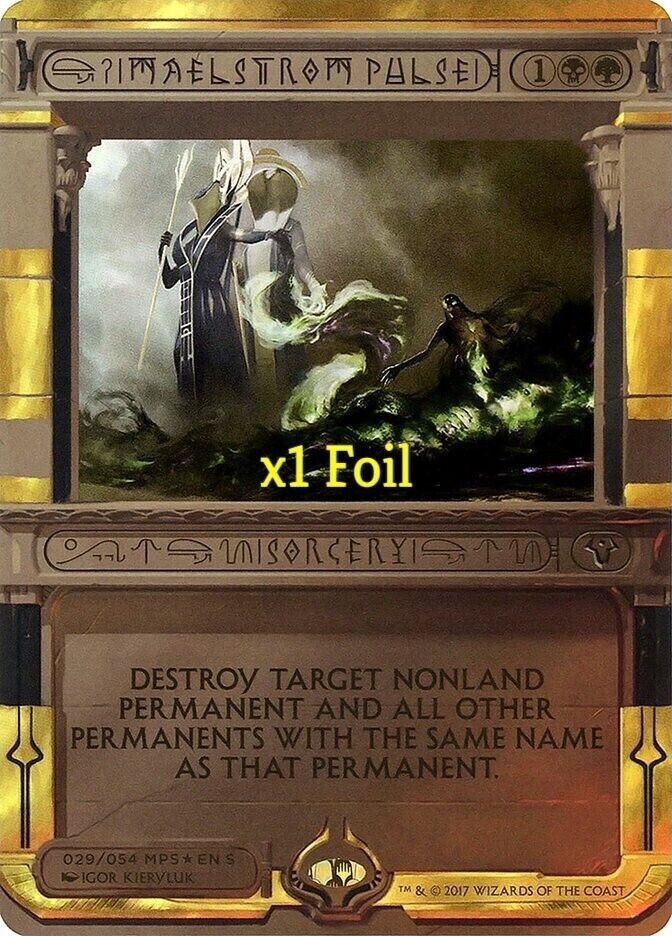 滅び マスターピース foil MPS マスターピース Maelstrom Pulse 29 Masterpiece Series: Amonkhet Invocations for