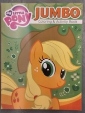 My Little Pony Jumbo Coloring/Activity Book Country Girl Applejack RARE OOP MLP
