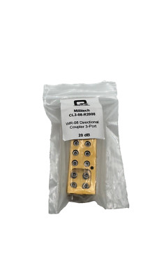 Millitech WR-08 Waveguide Directional Coupler | 20 dB | 3-Port High Directivity