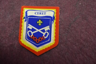 ANCIEN ÉCUSSON BISCOTTE Grecoire Blason Région Ville Saint St Malo Cpa EUR 6,00 - FR