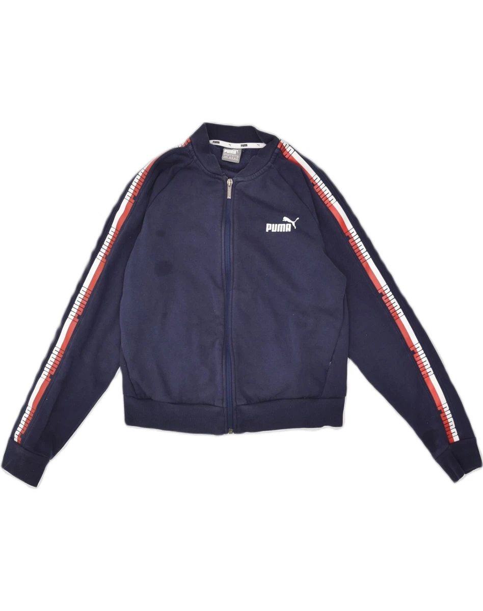 Navy blue sale puma tracksuit womens