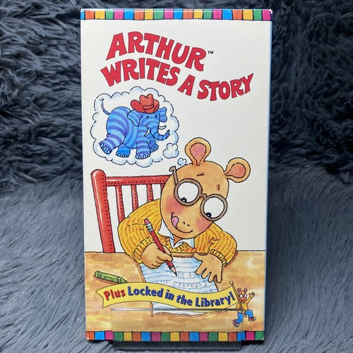 Arthur Writes a Story VHS 1997 Locked In The Library Works 2 Episodes Cartoon - Picture 2 of 8