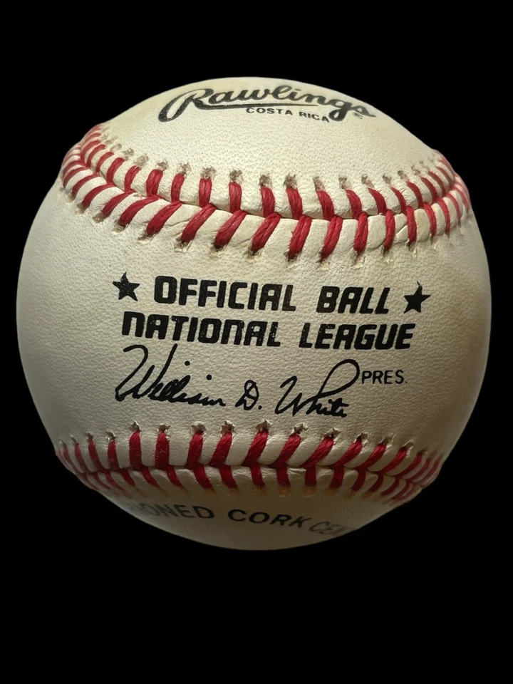 Duke Snider Johnny Podres Dodgers Signed Autographed OMLB William White Baseball - Image 3 of 3