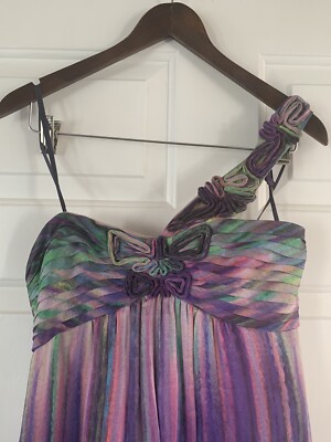 chinese dress ladies Printed Organza Gown – BCBGMAXAZRIA main image 0
