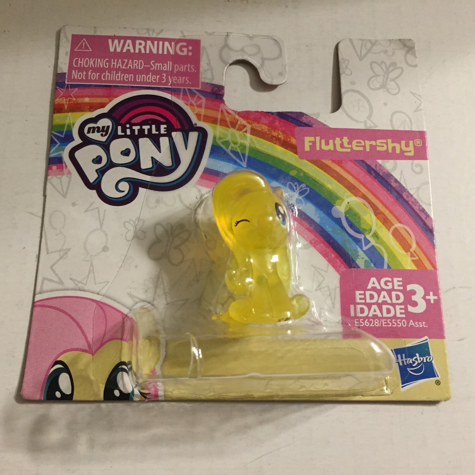 New 4 My Little Pony Translucent Figurines