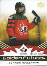 2020-21 Upper Deck Team Canada Juniors CONNOR MCCLENNON Golden Futures #GF-25