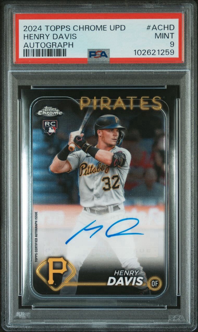 2024 Topps Chrome Update #AC-HD Henry Davis Autograph