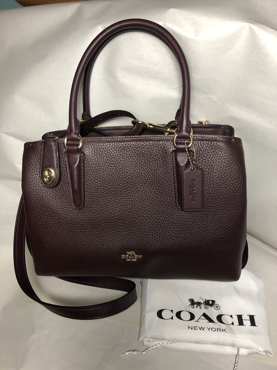 Authentic Coach 56839 Brooklyn 28 Carryall Pebbled Leather Authentic Coach 56839 Brooklyn 28 Carryall Pebbled Leather