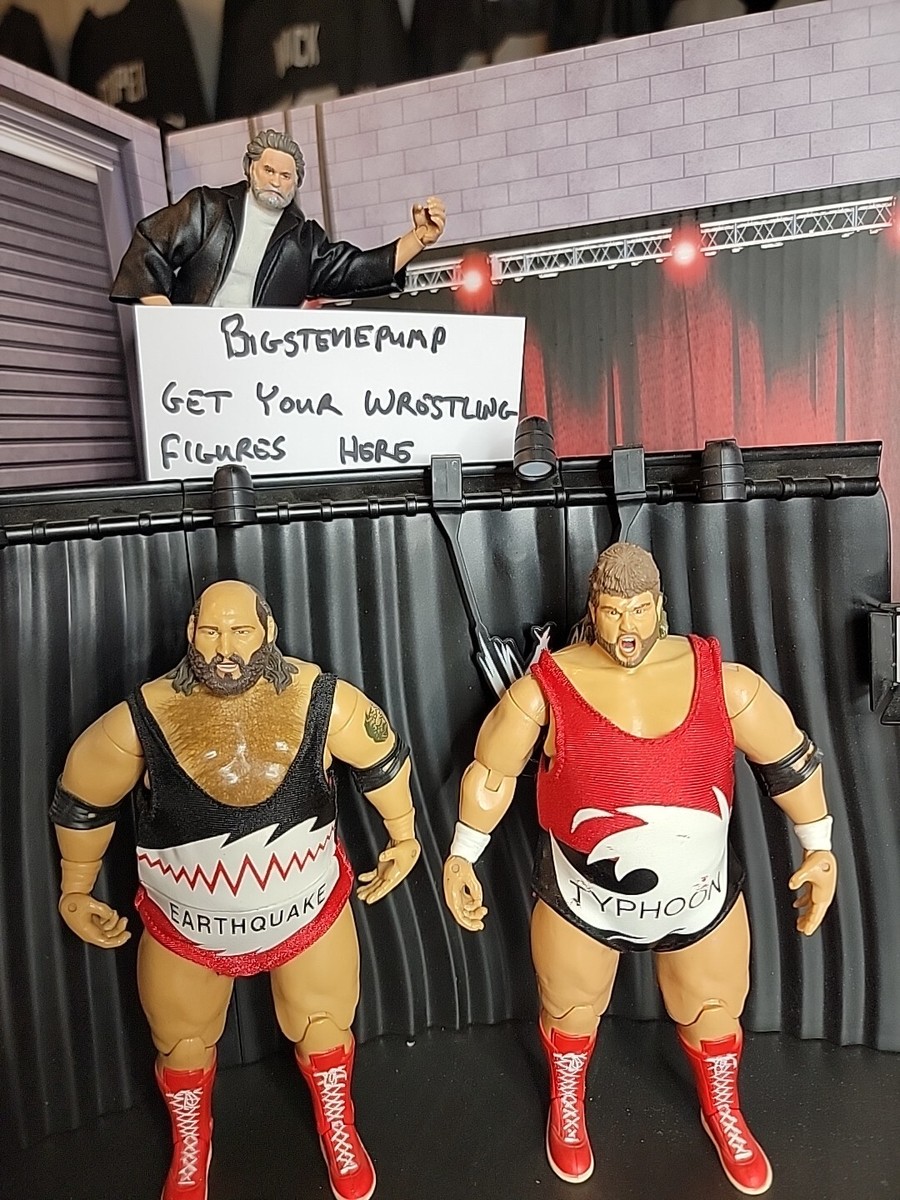 NATURAL DISASTERS ( Earthquake & Typhoon ) WWE WWF Jakks Figures