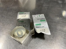 2 USHIO Halogen Projector Lamp Bulb  9.5 V 55W NEW