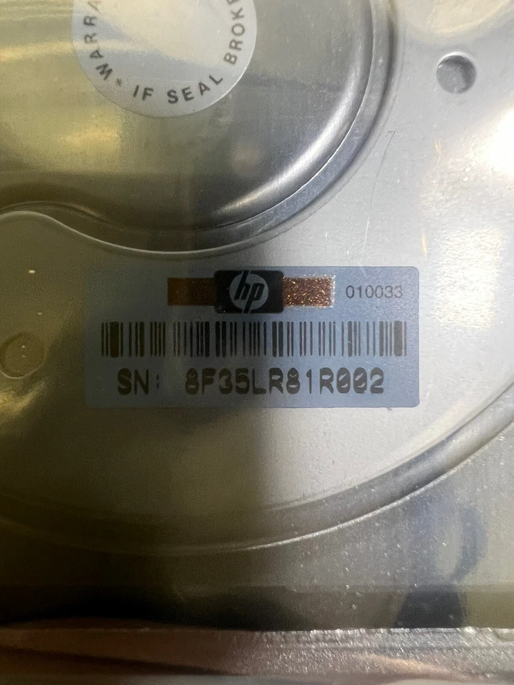 HEWLETT PACKARD BD036863AC HARD DRIVE 3.5 SERIES 36.4GB 10K RPM WIDE ULTRA320 - Image 4 of 4