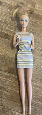 MATTEL 1980s Barbie Twist N Turn Blonde Knees Click Malaysia 1966