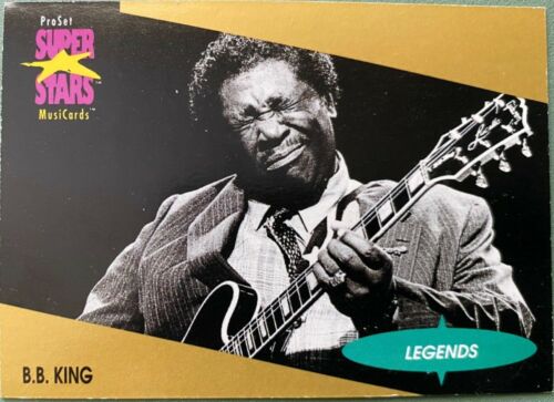 B.B. King, Pro Set Super Stars MusiCard  (Card #14). - Picture 1 of 2