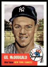 Gil McDougald 1991 Topps Archives 1953 #43 New York Yankees