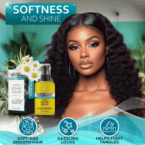 Rosemary Mint Oil Hair Serum Thickening Products for Women and Men Split Ends - Picture 7 of 8