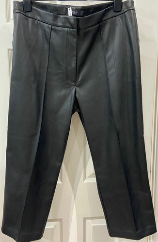 Straight Leg Cropped Trousers Pants 