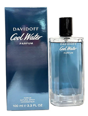 Cool Water by Davidoff for Men 3.3 oz Parfum Spray NEW 100% AUTHENTIC