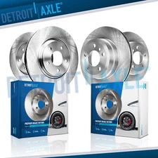 13.70'' Front and 13.58'' Rear Disc Brake Rotors for 2007 2008 2009 2010 BMW X5