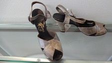 Vintage 40s 50s Lizard Snake Slingback Heels Never Worn Mint Condition 7N