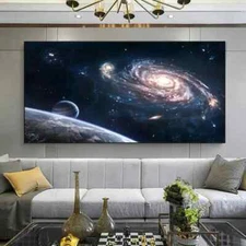 Planetary Landscape Poster Print Wall Art Canvas Painting Home Decor
