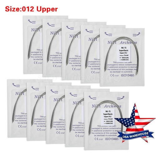 10 Confezioni Apparecchi Ortodontici Dentali Mini/Standard Roth/MBT 022 Ganci 345/Fili Arco O - Foto 40 di 104