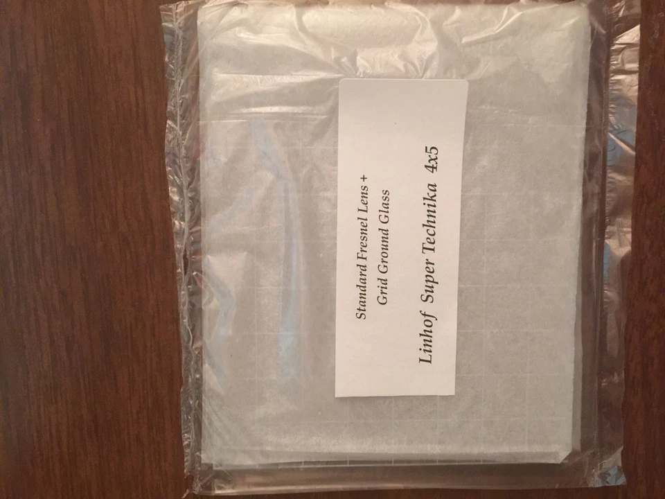 New Linhof Super Technika 4x5 Camera Fresnel Lens + Ground Glass-Best quality