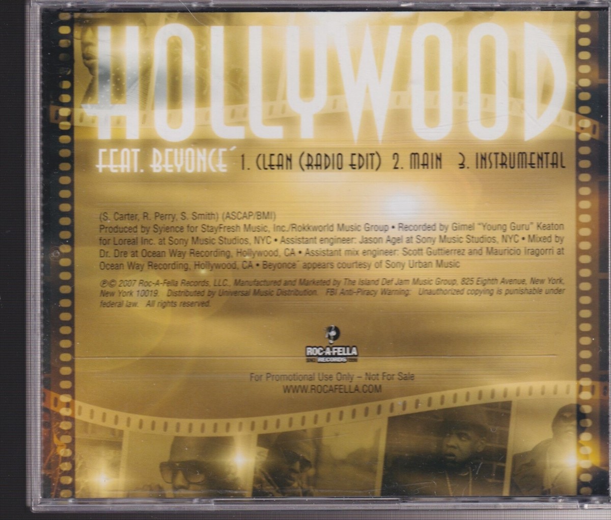 jay-z feat. Beyonce hollywood cd promo | eBay
