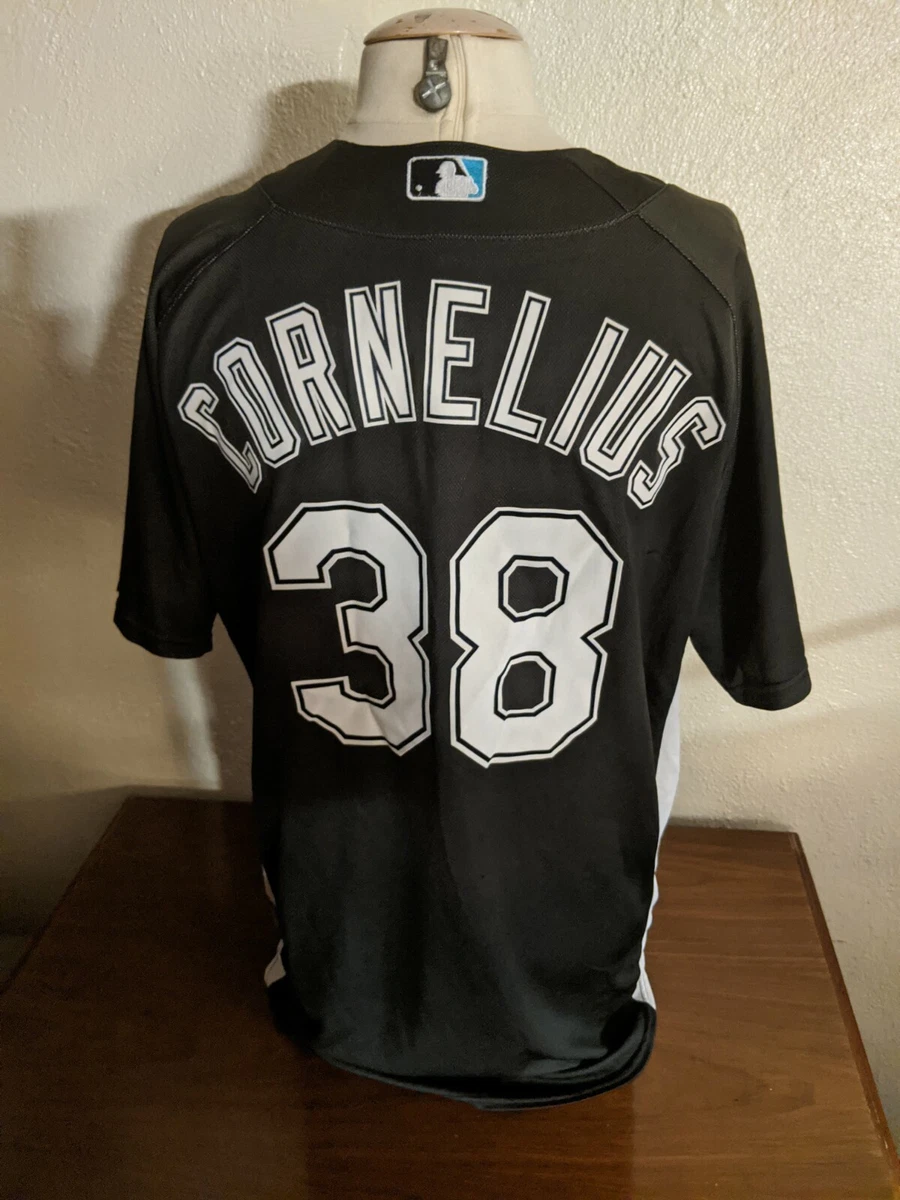Florida Marlins Baseball Batting Practice Jersey Majestic 38 Cornelius Sz Large