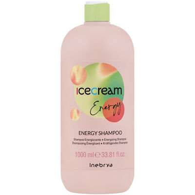 Inebrya Ice Cream Energy 1000ml Reinigendes Haarshampoo, volles Volumen