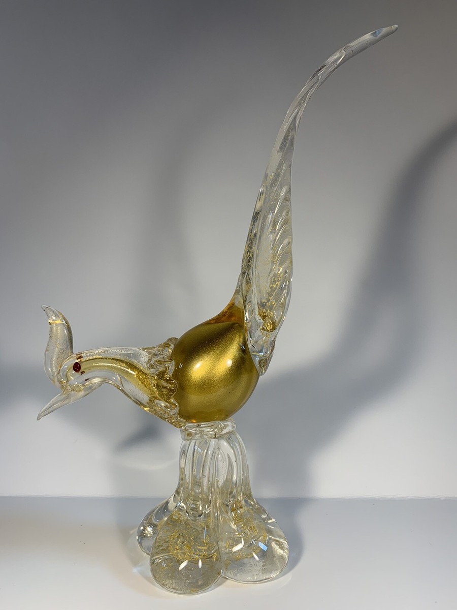 エナメル 金彩 ヴェネチアングラス MURANO 1950s ヴィンテージ エナメル彩 ヴェネチアングラス MURANO
