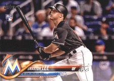 2018 Topps Update #US196 Braxton Lee NM-MT+ RC Marlins J2M