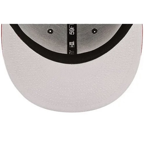 New Era New York Yankees fitted RED GRAPHITE CEMENT DARK GREY WHITE 59fifty mens - Picture 4 of 4