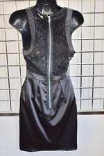 Rubber Ducky Black Satin Lace Girls Party Dress Size 14 On Sale